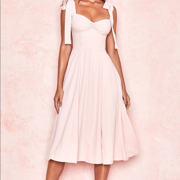House of CB Dresses & Skirts - House of CB ALICIA BLUSH PINK MIDI SUNDRESS